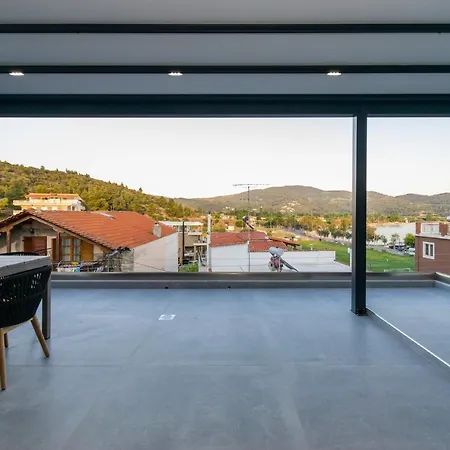 Sithoniars Luxury 2nd Floor Roofgarden With Unique Seaview Apartman *